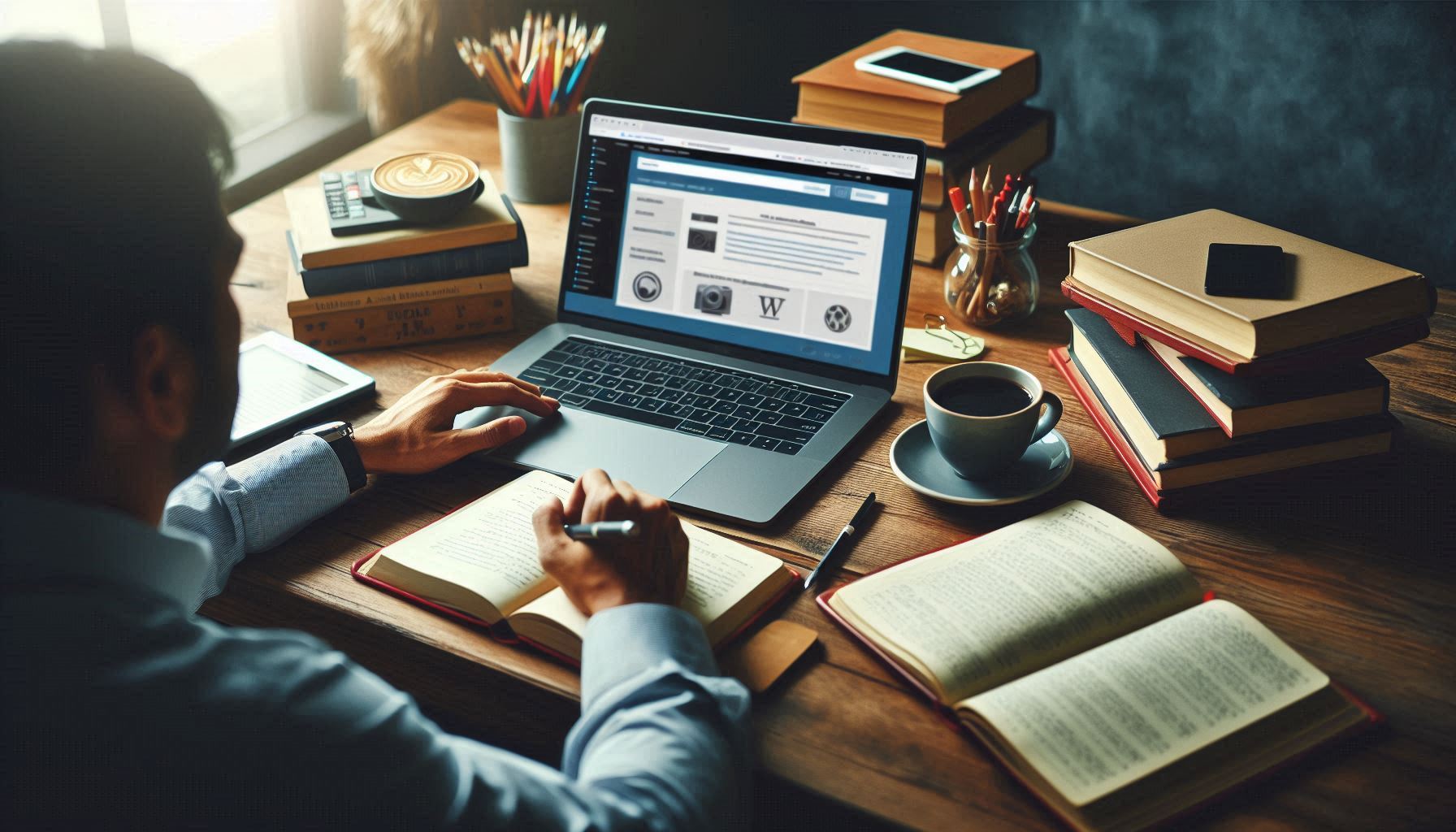 Technical setup on WordPress