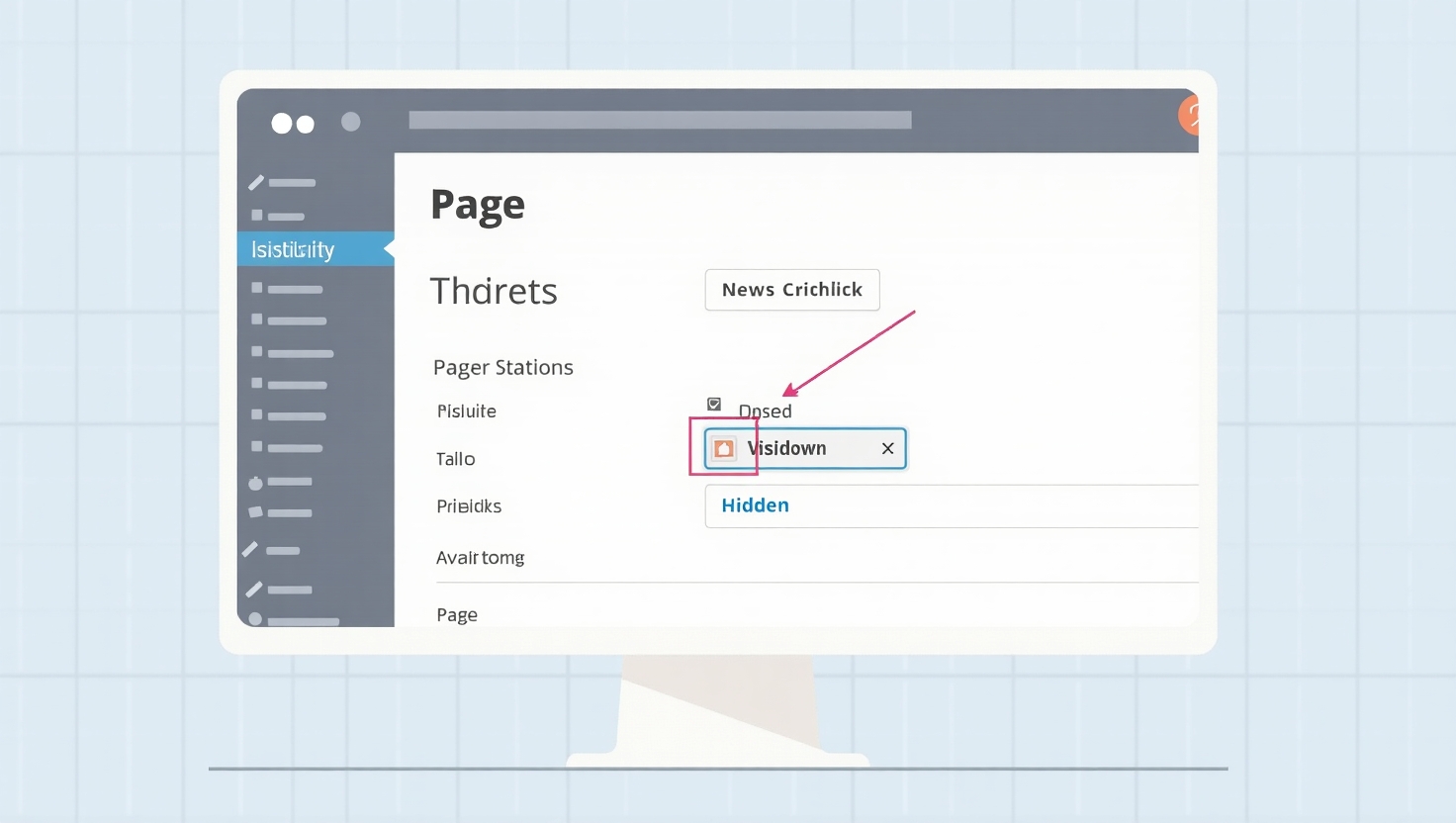 Hide Page in WordPress