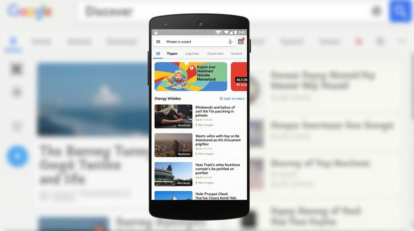 Google Discover Header