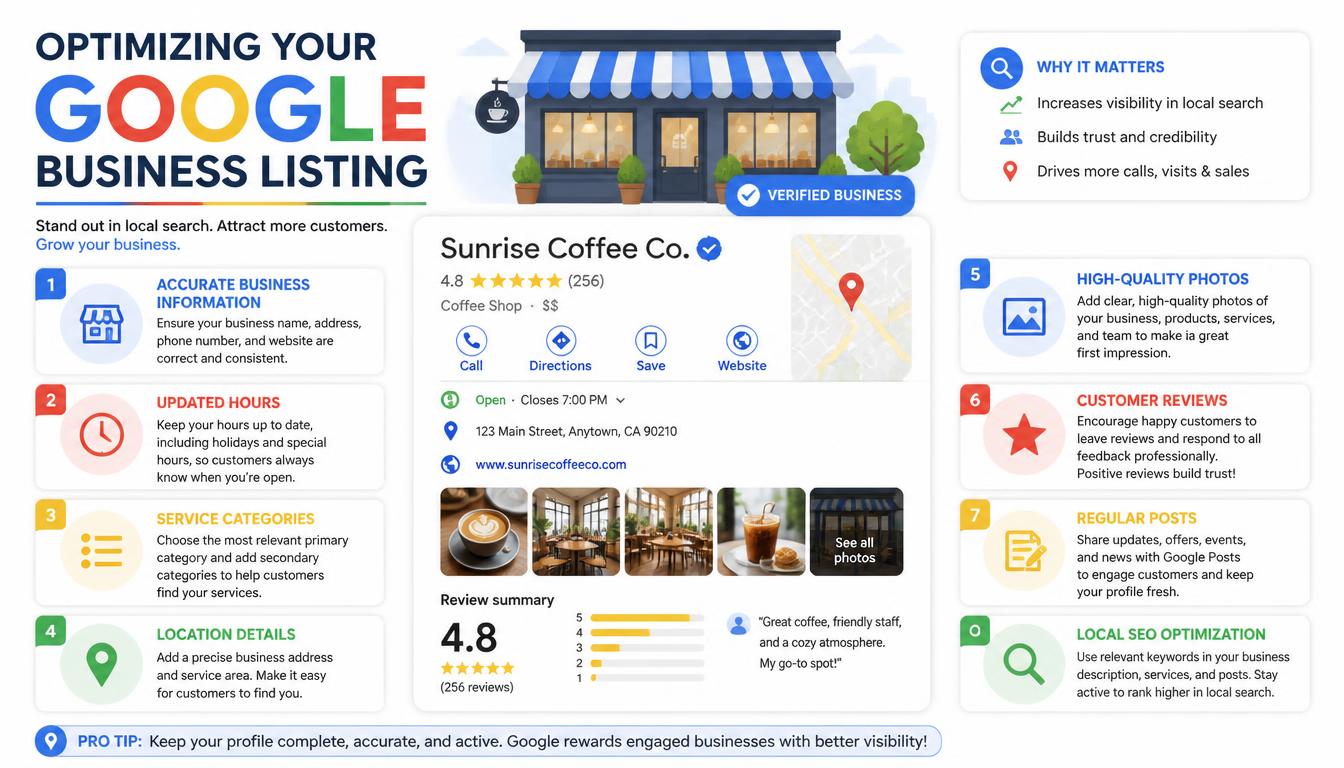 Optimizing Your Google Business Listing